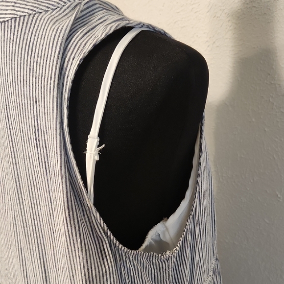 Old Navy Navy and White Striped Dress - Picture 6 of 8